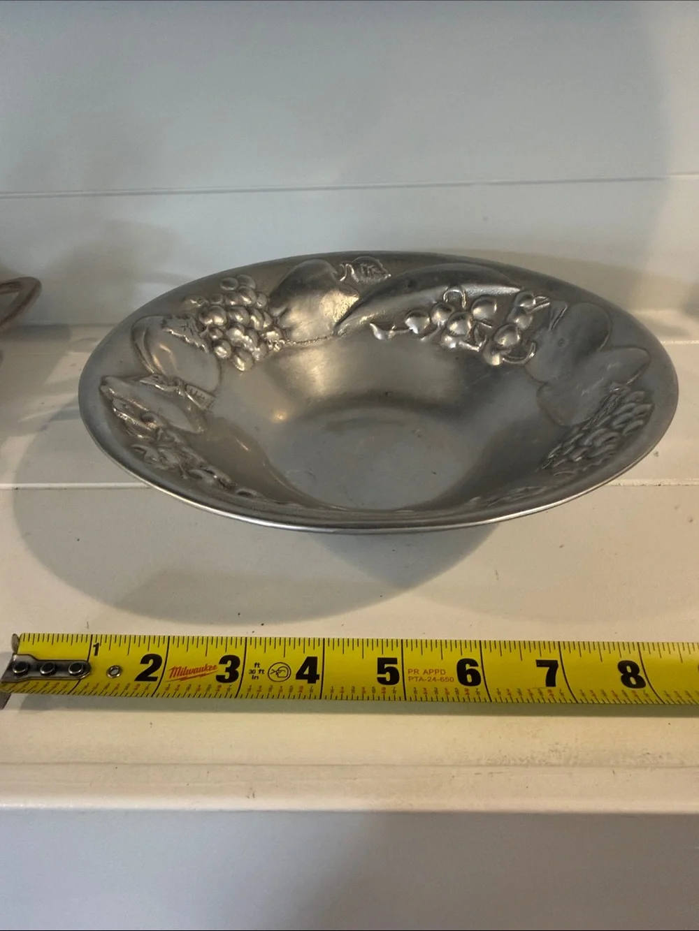 Wilton Silver Fruit Motif Decorative Bowl